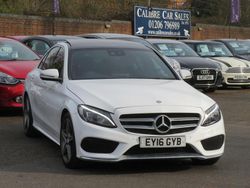 White Used 2016 Mercedes C250 Premium Plus Sedan | £14,995 (Fair price)