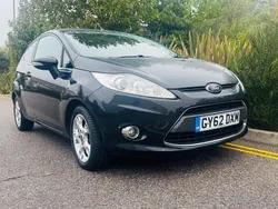 Black Used 2012 Ford Fiesta Zetec Hatchback | £2,195 (A bit pricey)