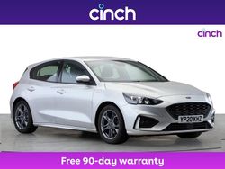 Silver Used 2020 Ford Focus ST-Line Hatchback | £10,249 (Fair price)