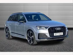 Silver Used 2022 Audi Q7 Black Edition SUV | £47,050 (Good price)