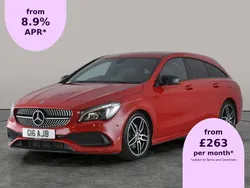Red Used 2018 Mercedes CLA220 AMG line Sedan | £14,766 (Fair price)