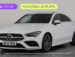 White Used 2022 Mercedes CLA180 AMG line Sedan | £18,087 (Super price)