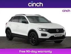 White Used 2021 VW T-Roc Black Edition SUV | £19,599 (Fair price)