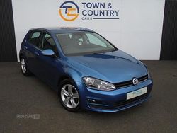 Blue Used 2014 VW Golf VII Match Hatchback | £8,950 (Fair price)