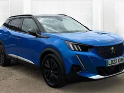 Blue Used 2022 Peugeot e-2008 Premium SUV | £15,340 (Fair price)
