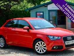 Red Used 2012 Audi A1 Sportback Sport Hatchback | £5,495 (Fair price)
