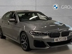 Skyscraper grey metallic Used 2022 BMW 530 M Sport Sedan | £33,595 (Fair price)