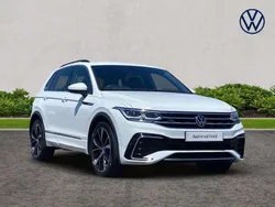 White Used 2023 VW Tiguan R-line Edition SUV | £29,790 (Fair price)