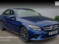 Blue Used 2019 Mercedes C180 SE Sedan | £15,730 (Fair price)