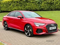 Red Used 2020 Audi A3 S-Line Sedan | £21,750 (A bit pricey)