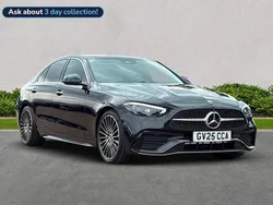 Black Used 2025 Mercedes C200 AMG Line Premium Plus Sedan | £43,199