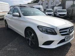 White Used 2020 Mercedes C220 Sport Edition Sedan | £18,995 (Fair price)