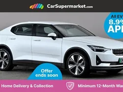 White Used 2023 Polestar 2 Long Range Single Motor Sedan | £20,497 (Fair price)