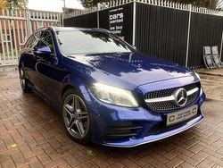 Blue Used 2019 Mercedes C200 AMG Line Premium Estate | £15,995 (Good price)