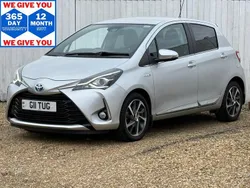 Silver Used 2017 Toyota Yaris Hybrid Hatchback | £12,999 (Fair price)
