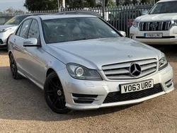 Silver Used 2013 Mercedes C220 AMG Sedan | £3,799 (Fair price)