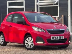 Red Used 2015 Peugeot 108 Access Hatchback | £2,488 (Fair price)