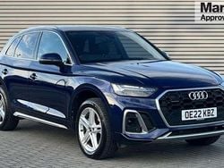 Blue Used 2022 Audi Q5 S-Line SUV | £29,470 (Good price)
