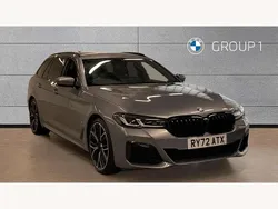 Grey Used 2023 BMW 520 M Sport Estate | £31,450 (Fair price)