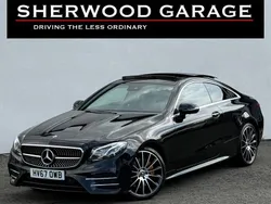 Black Used 2017 Mercedes E400 AMG line Coupe | £22,990 (A bit pricey)