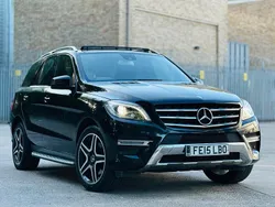 Black Used 2015 Mercedes ML250 AMG line SUV | £12,475 (Fair price)