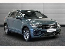 Petrol blue Used 2025 VW T-Roc R-line SUV | £27,850 (Fair price)