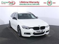 White Used 2018 BMW 320 M Sport Estate | £12,499 (Fair price)