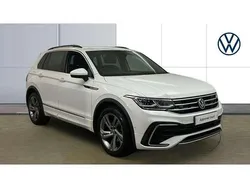 White Used 2022 VW Tiguan R-line Edition SUV | £26,806 (Fair price)