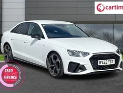 White Used 2022 Audi A4 Black Edition Sedan | £21,990 (Fair price)