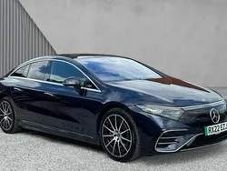Metallic paintwork nautic blue Used 2022 Mercedes EQS450+ AMG Line Premium Sedan | £45,455