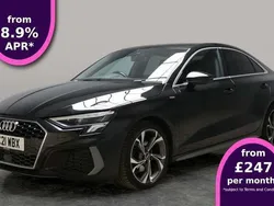 Black Used 2021 Audi A3 S-Line Sedan | £18,144 (Fair price)