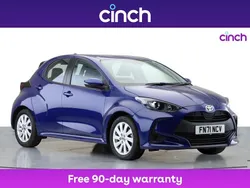 Blue Used 2021 Toyota Yaris Hybrid Hatchback | £14,799 (Good price)