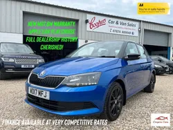 Blue Used 2017 Skoda Fabia Colour Edition Hatchback | £9,995 (Expensive)