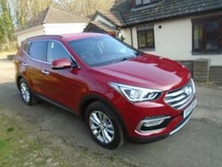 Red Used 2017 Hyundai Santa Fe Premium SUV | £12,500 (Good price)