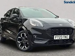 Black Used 2023 Ford Puma Gen-E ST-Line X Hatchback | £17,212 (Fair price)