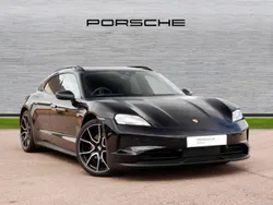 Jet black metallic Used 2024 Porsche Taycan Sport Turismo Sedan | £69,900 (Expensive)