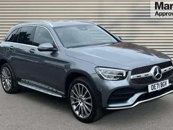 Grey Used 2021 Mercedes GLC300e AMG Line Premium SUV | £27,594 (Good price)