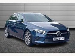 Denim blue Used 2022 Mercedes A200 Executive Hatchback | £22,550 (Fair price)