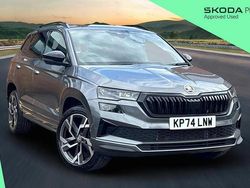 Graphite grey metallic Used 2024 Skoda Karoq SportLine SUV | £24,900 (Fair price)