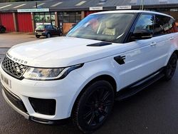 White Used 2021 Land Rover Range Rover Sport HSE SUV | £31,000