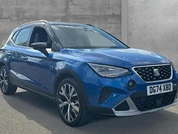 Metallic saphire blue with black roof Used 2024 Seat Arona Xperience Lux SUV | £19,990 (A bit pricey)