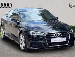 Black Used 2019 Audi A3 S-Line Sedan | £17,365 (Good price)