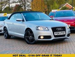 Silver Used 2013 Audi A3 Cabriolet S-Line Cabriolet | £5,750 (Fair price)