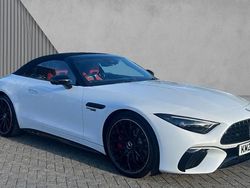 White Used 2024 Mercedes SL55 AMG Premium Plus Cabriolet | £97,590