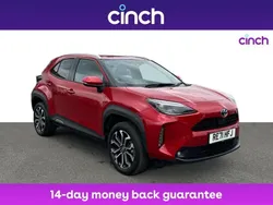 Red Used 2021 Toyota Yaris Hybrid Design Estate | £19,449 (Good price)