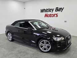 Black Used 2015 Audi A3 Cabriolet S-Line Cabriolet | £9,990 (Fair price)