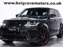 Santorini black metallic Used 2018 Land Rover Range Rover Sport SVR SUV | £45,750 (Fair price)
