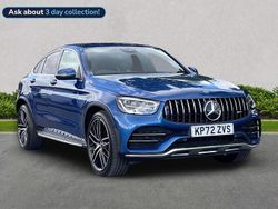 Blue Used 2022 Mercedes GLC43 AMG Premium Plus Coupe | £45,900 (Fair price)