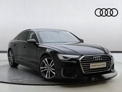 Black Used 2022 Audi A6 S-Line Sedan | £26,290 (Fair price)