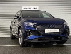 Navarra blue Used 2023 Audi Q4 Sportback e-tron Black Edition SUV | £49,990